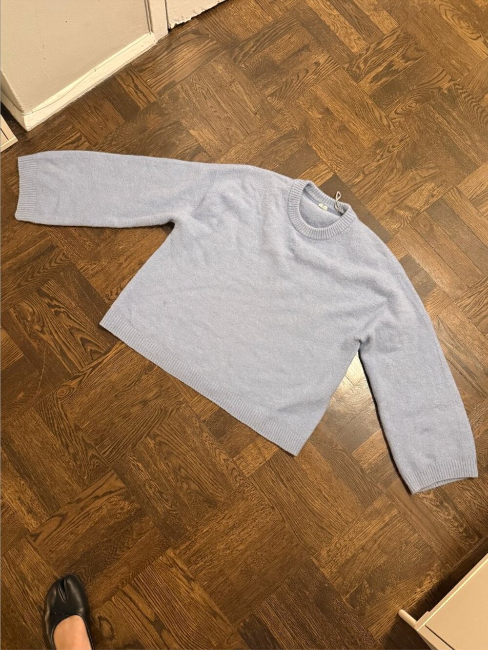 ARKET Alpaca Wool Blend Jumper Light Blue